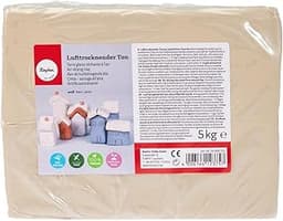 Rayher Terre glaise, blanc, 1 pce., 5Kg