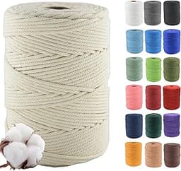 Cordon coton macramé