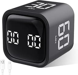 Cuteefun Cube Time Timer, Pomodoro Timer à Rotation