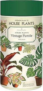 Cavallini 1000 Pièces Puzzle, House Plants
