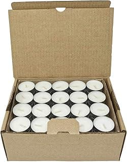 Bougies chauffe-plat naturelles en cire de soja