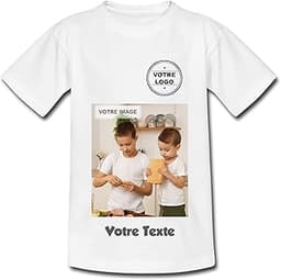 T-shirt texte brodé