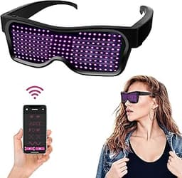 Victop Lunettes de fête LED pour homme et femme