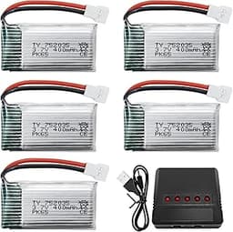 Pack ZYGY 5 batteries & chargeur 5-en-1