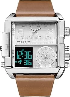 Montre à quartz cubiste