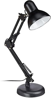 Relaxdays Lampe rétro, bras articulé flexible