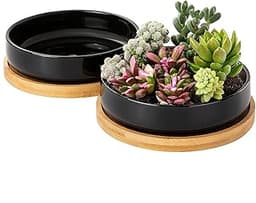 Lot de 2 Pots de Fleur en Céramique