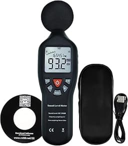 Mesure du niveau sonore avec journalisation des données - Affichage précis - Plage de mesure 30dB ~ 130dB