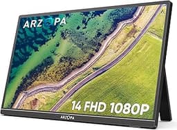 ARZOPA Écran Portable 14 pouces FHD
