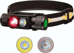 Lampe frontale LED rouge