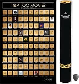Poster Top 100 Films à gratter