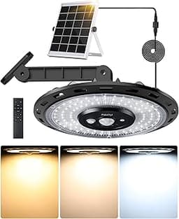 FabStyl Lampe Solaire Interieur Extérieur 3000LM