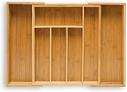 Organiseur de tiroir en bambou