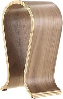 Support de Casque en Bois de Noyer