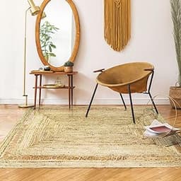 Tapis en jute artisanal