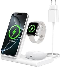 Station de Charge sans Fil 3 en 1