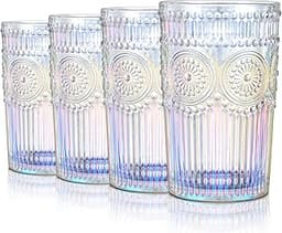 Joeyan 370 ml Lot de 4 Verres à Boire