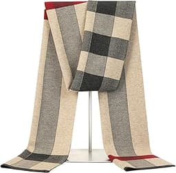 Écharpe mérinos tartan Lallier