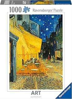 Ravensburger - Puzzle 1000 pièces - Terrasse de café, Le Soir - Vincent Van Gogh