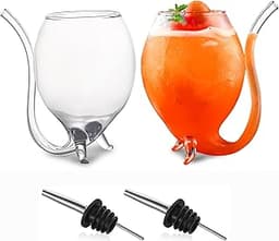 Lot de 2 verres à cocktail en forme de vampire