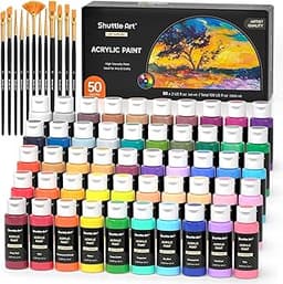Kit acrylique Shuttle Art 62 pièces