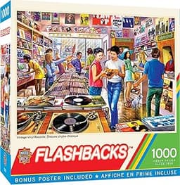 MasterPieces – Puzzle 1000 pièces – Disques vinyle vintage