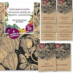 Légumes rares et historiques - kit cadeau de graines avec 8 variétés