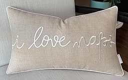 Housse de coussin « I Love Naps »