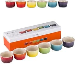 Le Creuset Set de 6 Ramequins Ronds en Céramique