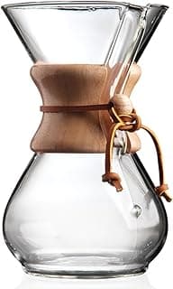 Chemex Cafetiere 6 Tasses Poignée Bois