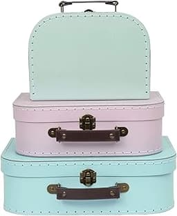 Jewelkeeper - Valises en Carton, Lot de 3