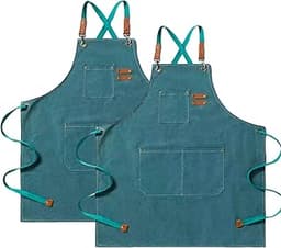 Tabliers de cuisine en toile (lot de 2)