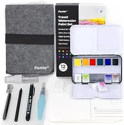Funto Kit de voyage aquarelle premium