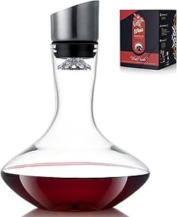 Carafe à vin rouge avec aérateur intégré