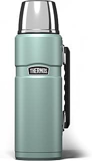 Thermos Bouteille en Acier Inoxydable, Bleu Canard, 1.2L