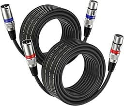 Câbles XLR NUOSIYA 10m (2-pack)