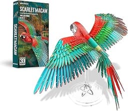 Piececool Puzzle 3D Metal Ara Macaws