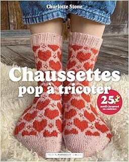Chaussettes pop à tricoter