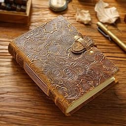 Journal en cuir vintage