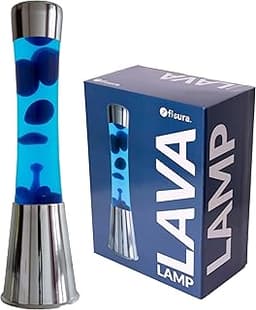 Lampe à lave bleue