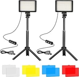 Ci-Fotto Lampes Vidéo LED 2-Pack