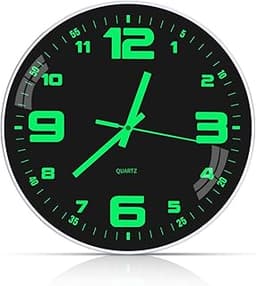 Horloge murale lumineuse