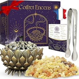 Coffret encens oliban avec brûleur