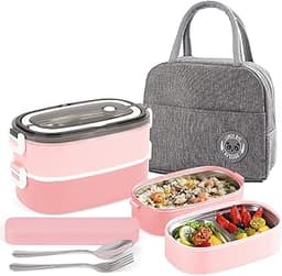 UHAPEER Lunch Box avec Couverts