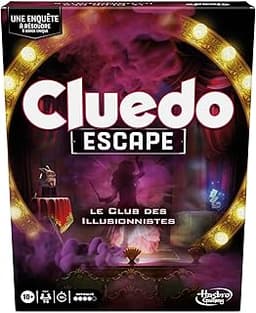 Hasbro Gaming - Cluedo Escape: Le Club des Illusionnistes