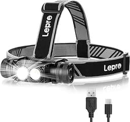 Lepro Lampe frontale 1 000 lumens