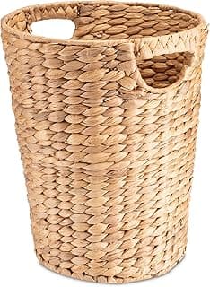 Corbeille tressée en jacinthe d’eau