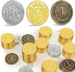 Byhoo Lot de 50 pièces de monnaie DND en métal