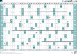 Planning mural QUO VADIS 2026 effaçable