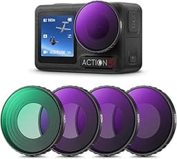 K&F Concept Filtre CPL ND8 ND16 ND32 Compatible avec DJI Osmo Action